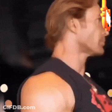 Man In Black Tank Top Wearing Sunglasses With S Letter GIF