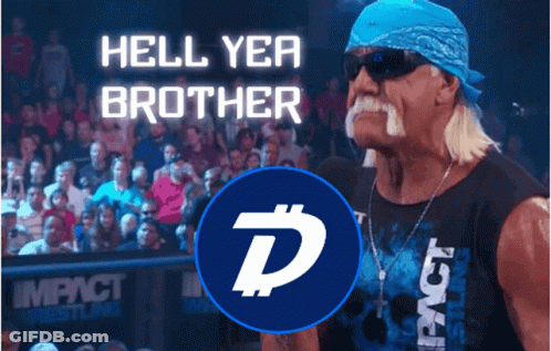A Man In A Blue Bandana And Sunglasses Stands In Front Of A Crowd With The Words Hell Yea Brother Above Him GIF