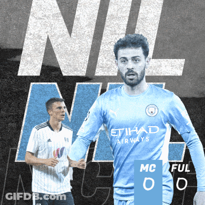A Man In A Blue Etihad Airways Jersey Stands In Front Of A Black Background GIF
