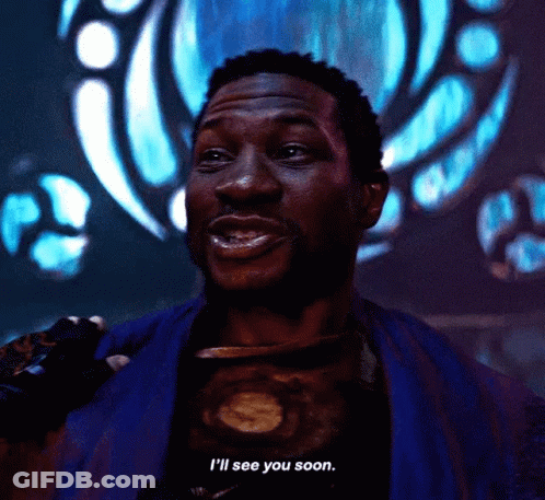 A Man In A Blue Jacket Says I 'Ll See You Soon GIF