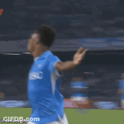A Man In A Blue Jersey With The Number 7 On It GIF