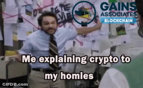 Man Explaining Crypto To Homles GIF