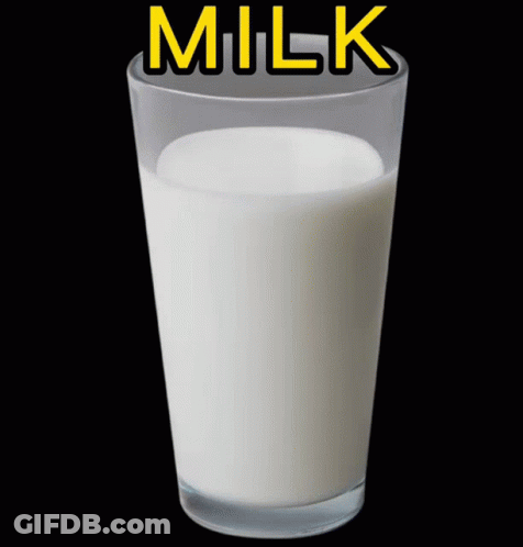 A Man In A Blue Shirt Is Standing In Front Of A Tall Glass Of Water GIF