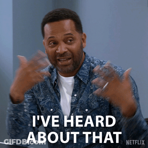 A Man In A Blue Shirt Says I 'Ve Heard About That Netflix GIF