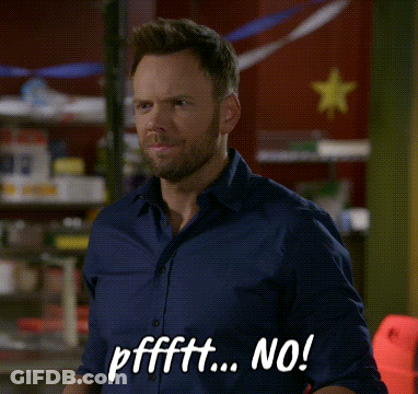 A Man In A Blue Shirt Says Pfft No GIF