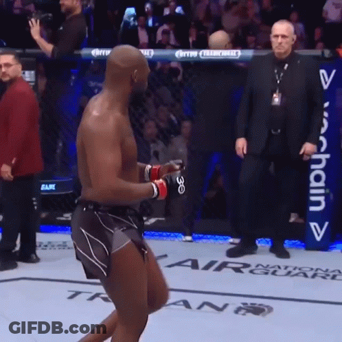 A Man In A Boxing Ring With The Word Airguard On It GIF
