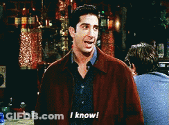 A Man In A Brown Jacket Says I Know ! GIF
