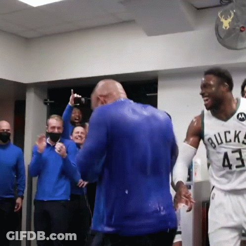 A Man In A Bucks Jersey With The Number 43 On His Jersey GIF