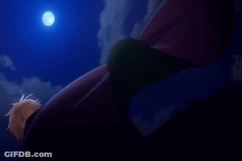A Man In A Cape Is Standing In Front Of A Building With A Quote . GIF