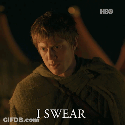 A Man In A Cape Says I Swear GIF