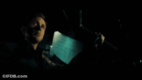 A Man In A Car With The Word Drive Written On The Screen GIF