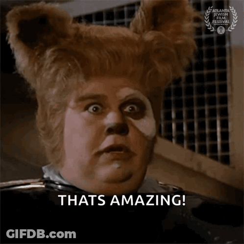 Man In Cat Costume Says That's Amazing And Holy Shit GIF