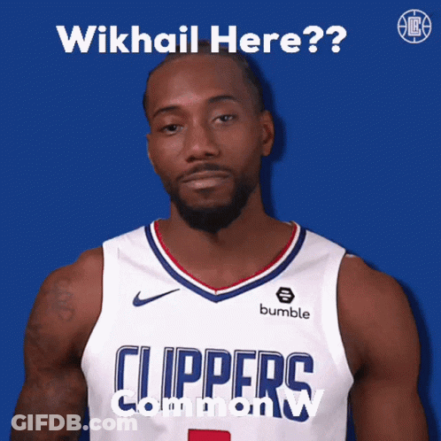 A Man In A Clippers Jersey Is Giving A Thumbs Up Sign GIF