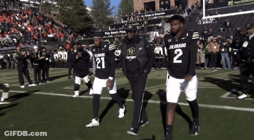 A Man In A Colorado Jersey Walks On A Field GIF