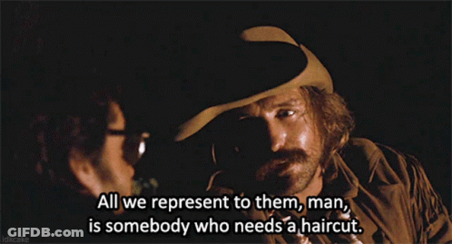 A Man In A Cowboy Hat Says " All We Represent To Them " GIF