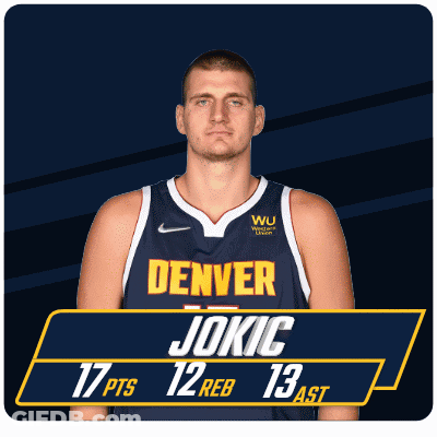 A Man In A Denver Jersey With The Number 13 GIF
