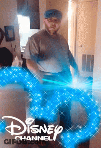 A Man In A Disney Channel Photo GIF
