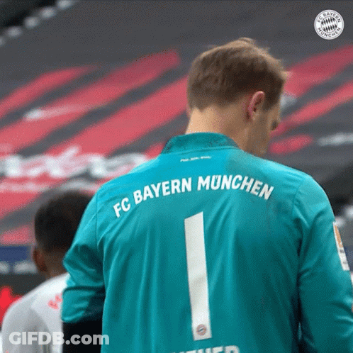 A Man In A Fc Bayern Munchen Jersey GIF