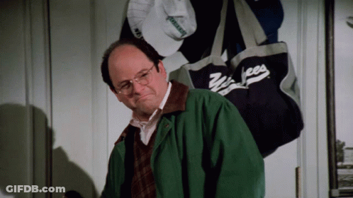 Man In Green Jacket With Yankees Bag GIF