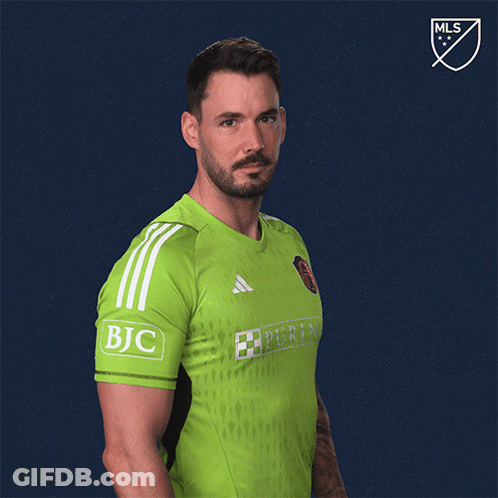 Man In Green Jersey BJC On Sleeve GIF