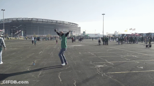 A Man In A Green Shirt With The Number 7 On It GIF