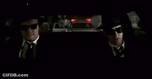 A Man In A Hat And Sunglasses Is Driving A Car With The Words State County Municipal Offender Data System Below Him GIF