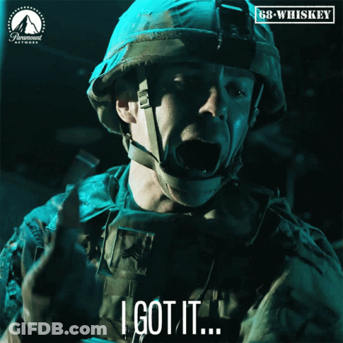 Man In Helmet Says I Got It GIF