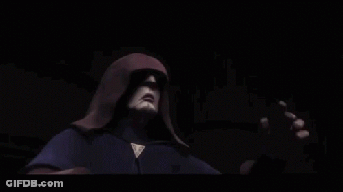 A Man In A Hood Is Holding A Blue Lightning Bolt In His Hand . GIF