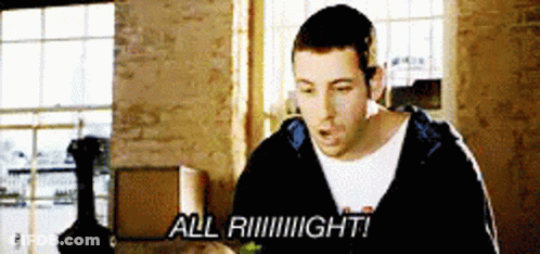 A Man In A Hoodie Says All Right GIF