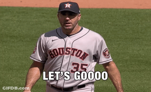 A Man In A Houston Jersey Says Let 'S Gooooo GIF