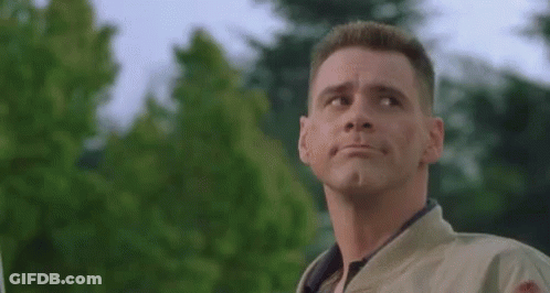 A Man In A Jacket Is Standing In Front Of A Tree And Looking Up . GIF