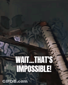 A Man In A Jacket Says Wait That 'S Impossible ! GIF