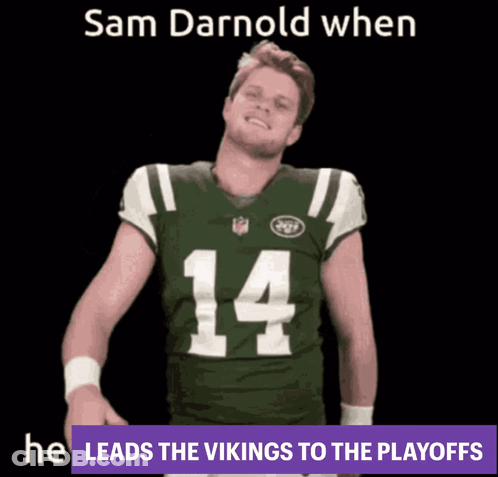 A Man In A Jets Jersey With The Number 14 On It GIF