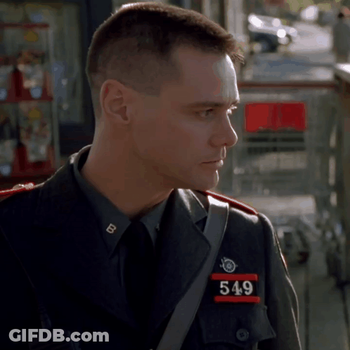 A Man In A Military Uniform Has The Number 549 On His Uniform GIF