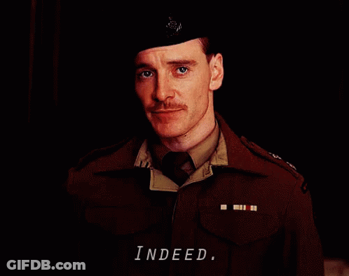 A Man In A Military Uniform Has The Word Indeed On His Chest GIF
