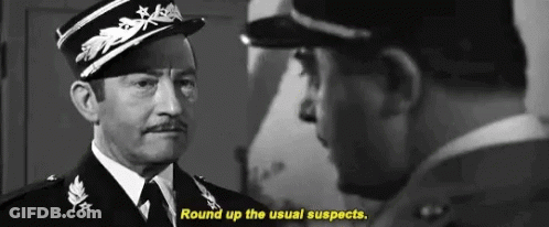A Man In A Military Uniform Is Talking To Another Man In A Military Uniform . GIF