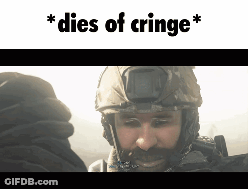 A Man In A Military Uniform Is Talking To Another Man In A Video Game GIF