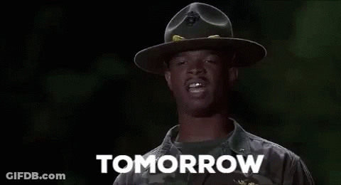 A Man In A Military Uniform Says `` We 'Re Gonna Start '' . GIF