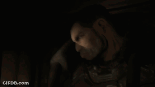 A Man In A Military Uniform With The Letter A On His Head GIF