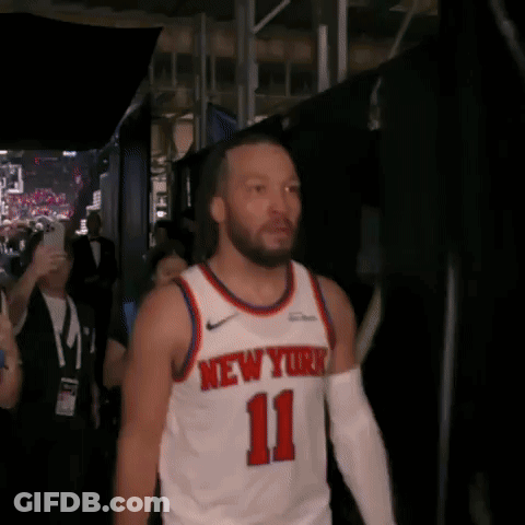 A Man In A New York Jersey Number 11 Walks Through A Tunnel GIF