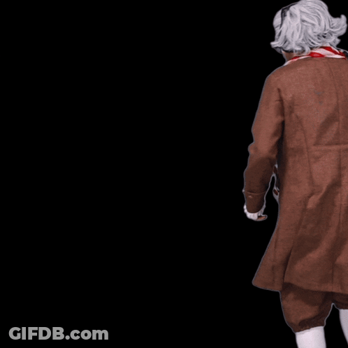 A Man In A Patriotic Outfit Points To The Word You Ate GIF
