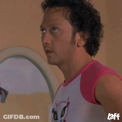 A Man In A Pink Shirt Says What GIF