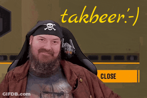A Man In A Pirate Hat Is Holding A Bottle Of Beer GIF