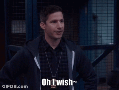 A Man In A Plaid Shirt And A Hoodie Says Oh I Wish GIF