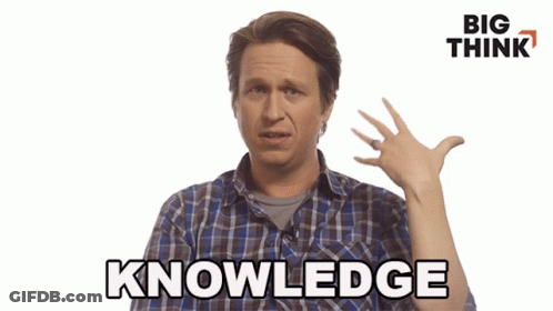 Man In Plaid Shirt With Think Logo GIF