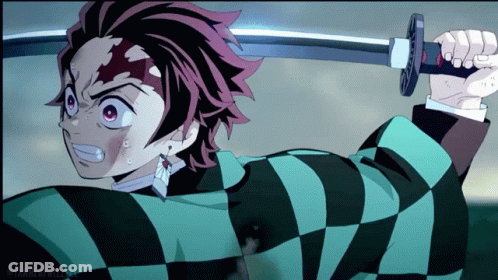 A Man In A Plaid Shirt Is Holding A Sword With The Hashtag Tannerfreeze On The Bottom Right GIF
