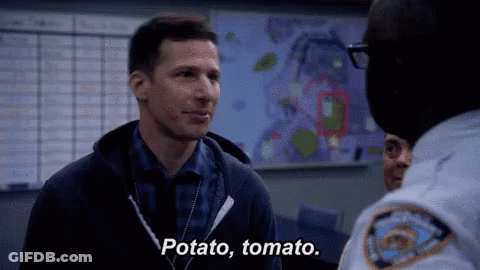 A Man In A Police Uniform Is Talking To Another Man In A Police Station . GIF