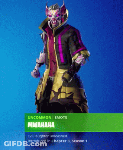 A Man In A Purple And Gold Outfit With A Mask On His Face GIF