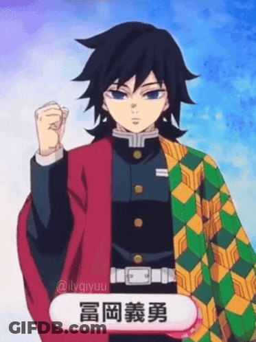 A Man In A Red And Green Jacket With Chinese Writing On It GIF