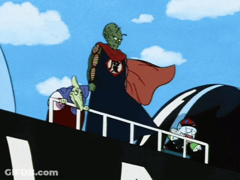 A Man In A Red Cape With The Letter A On His Chest GIF